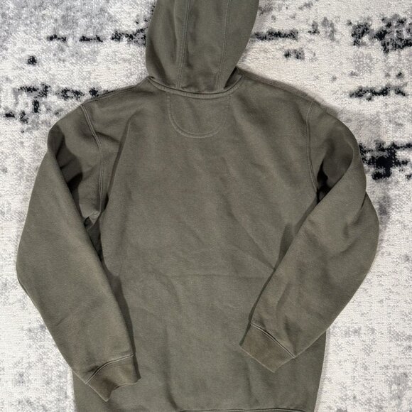 Carhartt Olive Basic Logo Hoodie - Picture 2 of 5
